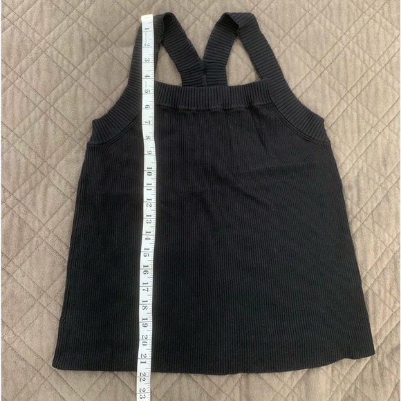 H & M Black NWT Rib Knit Top size L - Picture 11 of 14